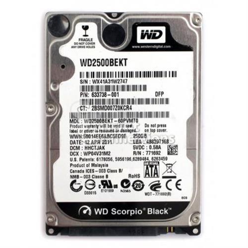 HDD LAPTOP 250G WD Sata